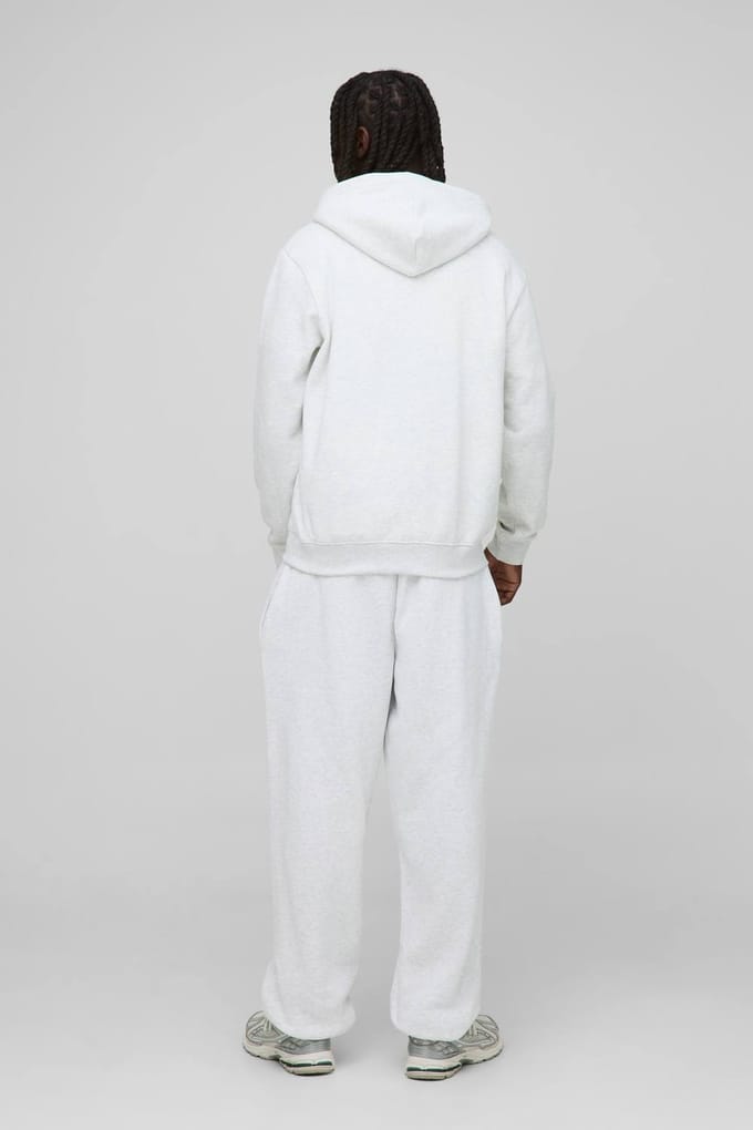 Essential Regular Fit Over the Head Hoodie | Grey Marl | Size Medium