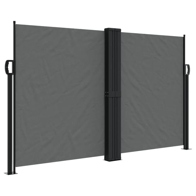 vidaXL - Windscherm - uittrekbaar - 140x1000 - cm - antraciet