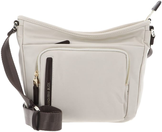 MANDARINA DUCK Schoudertas Hunter Crossover Whitecap Gray Crème