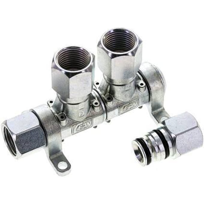 Staal/Messing DN 7.2 (Euro) Luchtkoppeling Snelkoppeling G 1/2 inch Binnendraad 2-weg - CLS7-F-E-2W-C-012