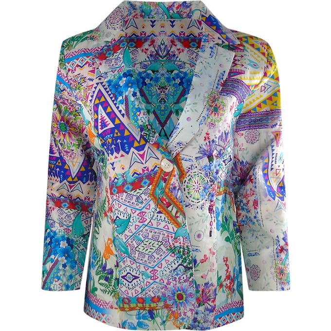 Inoa Fashion Popoloca Veelkleurige Boyfriend-jas