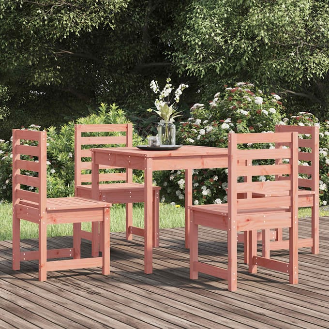 vidaXL - 5-delige - Tuinset - massief - douglashout