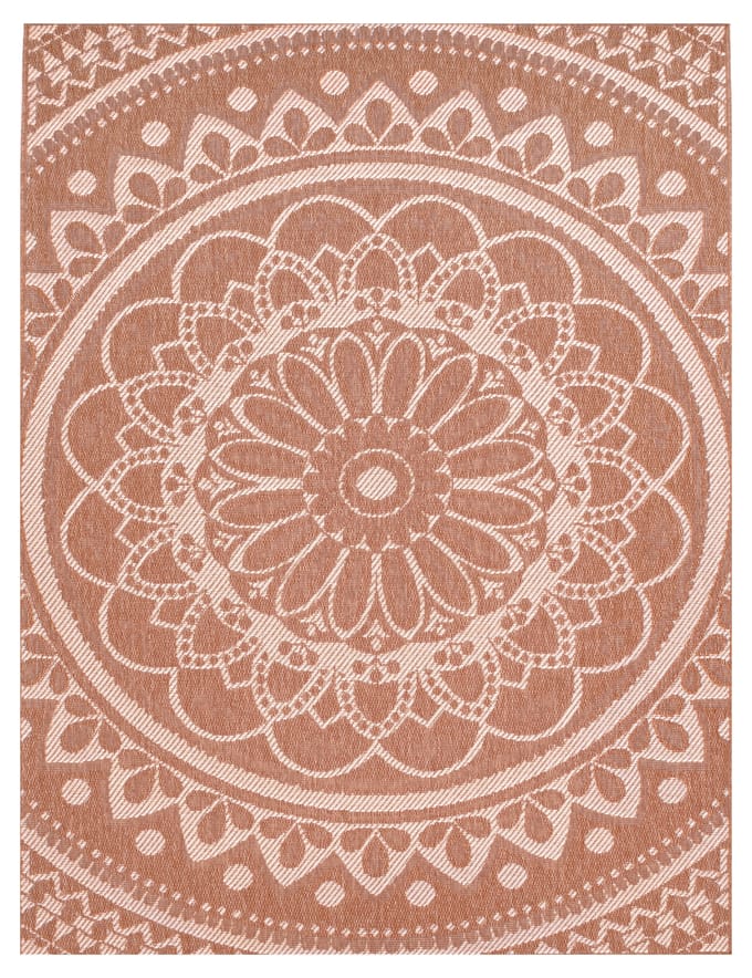 Binnen- en buitenkleed Breezy oranje 80x250 cm