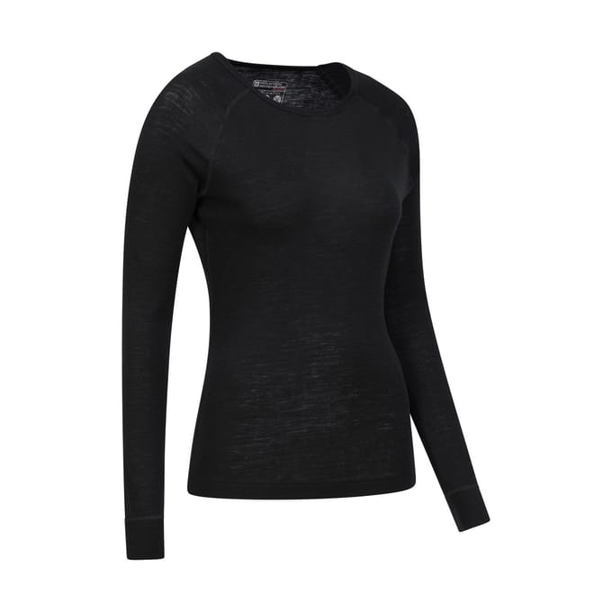 Mountain Warehouse Dames/Dames Merino II Thermo Top (Zwart)