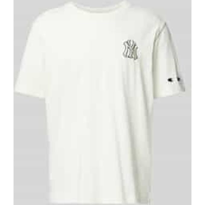 T-shirt met labeldetail