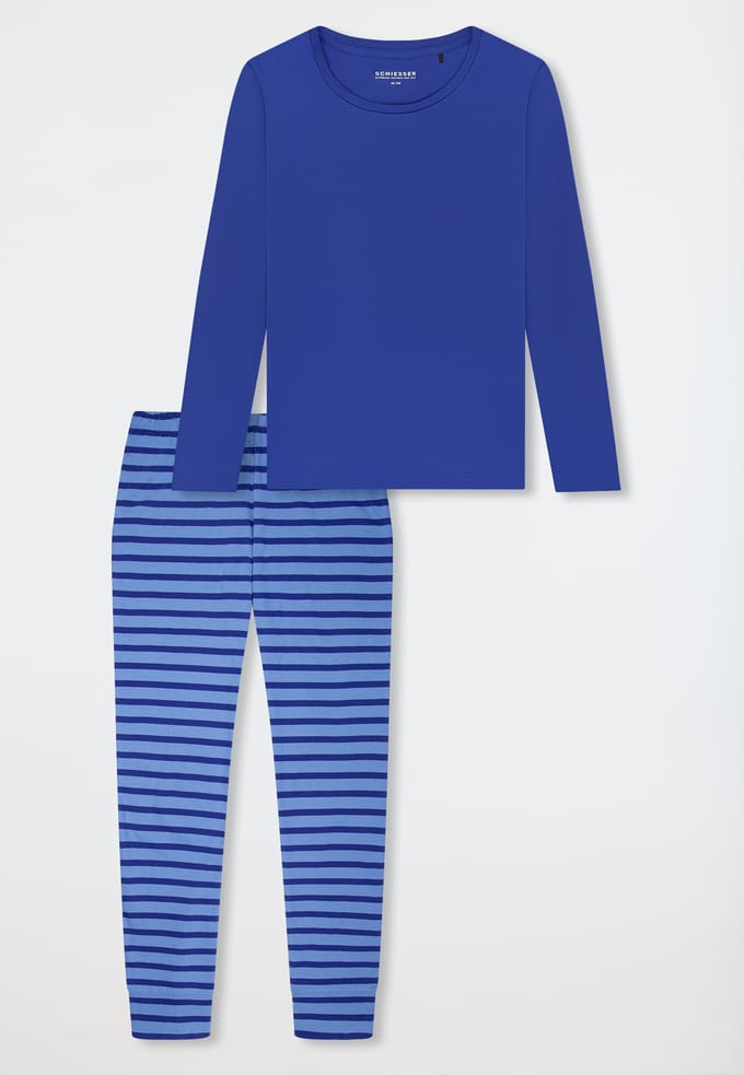 Lange pyjama in royal - Casual Essentials 36