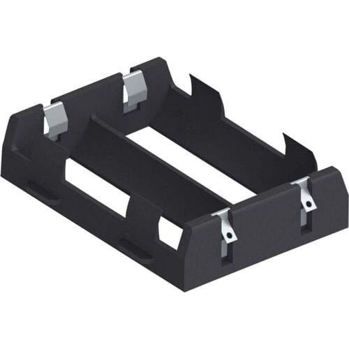 Keystone Electronics 1109 Batterijhouder Aantal cellen: 2 26650 Soldeeraansluiting (l x b x h) 77 x 56 x 19 mm