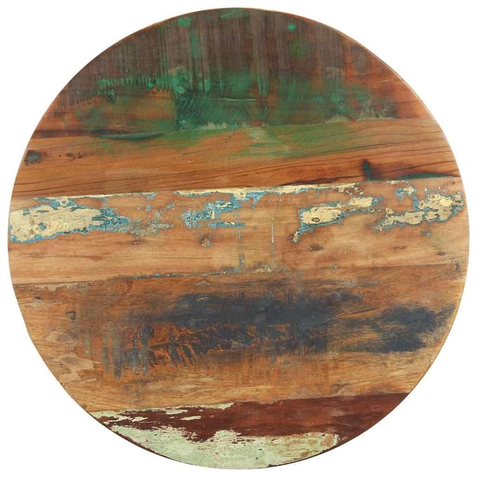 vidaXL - Bijzettafel - 48x48x56 - cm - massief - gerecycled - hout