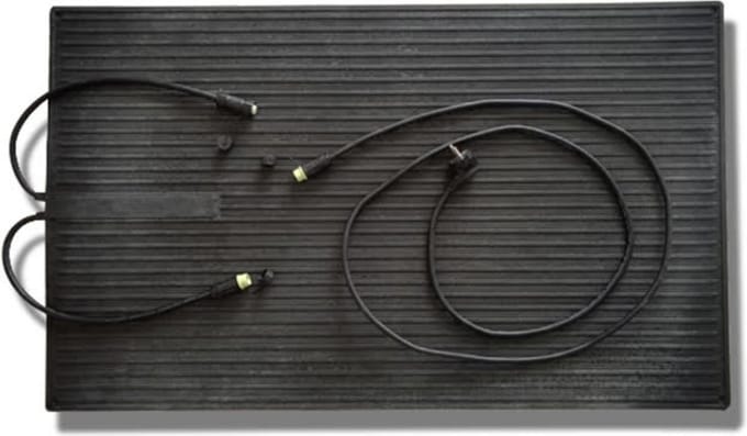Quality Heating - verwarmde droogloopmat - rubberen - koppelbare - infrarood warmtemat - Waterbestendig - 60 x 100 cm - 300Watt