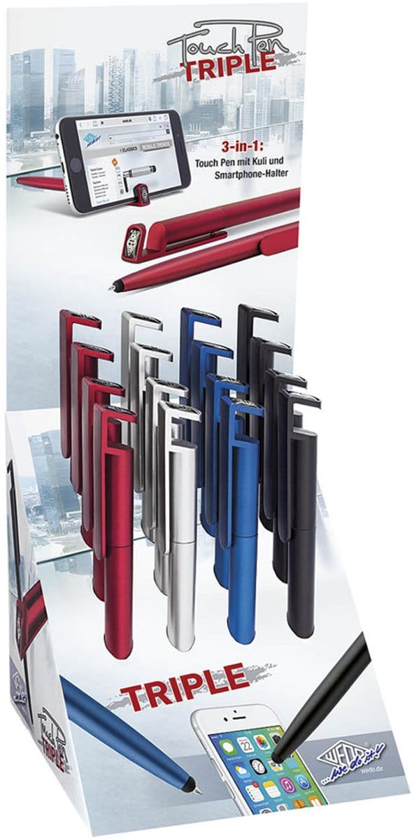 WEDO® Touch Pen TRIPLE 3-in-1: