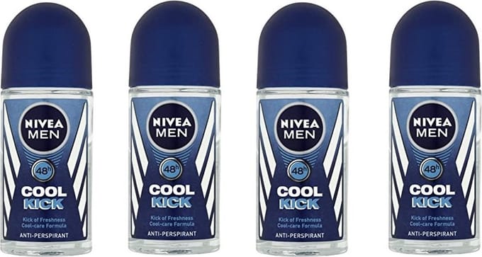 NIVEA Deo Roller - Cool Kick - 4 x 50 ml