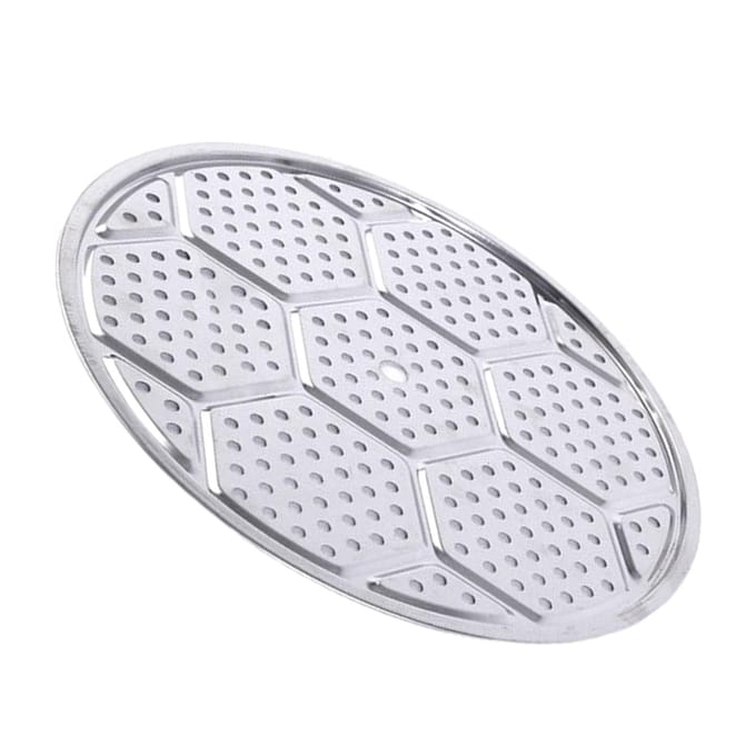 RVS Stoomrek Multifunctioneel Hoge Temperatuur Bestendig Veilig Rond Stoomrek voor Stomen white