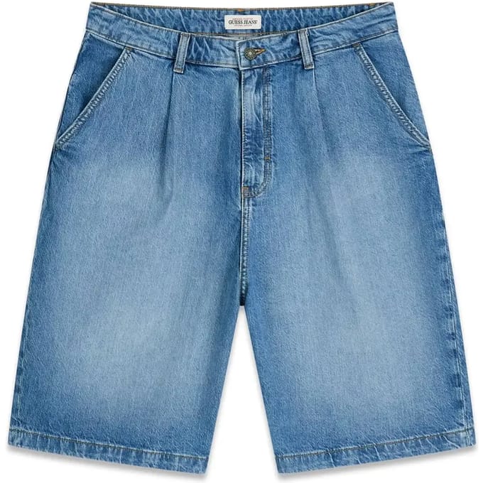 Guess Jeans M6gd39d5m5v Baggy Korte Broek Blauw 32 Man