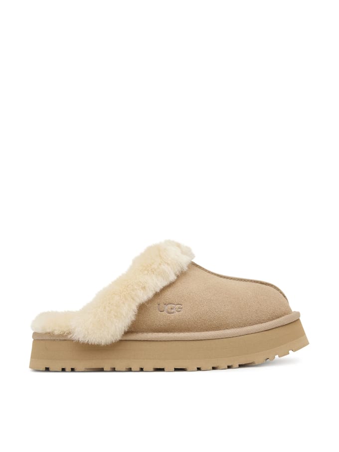 UGG® Disquette for Women in Tan, Size 8, Suede/Polyester
