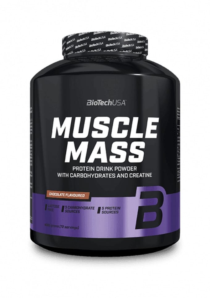 Mass Gainer - Muscle Mass 4000g BiotechUSA - - Chocolade