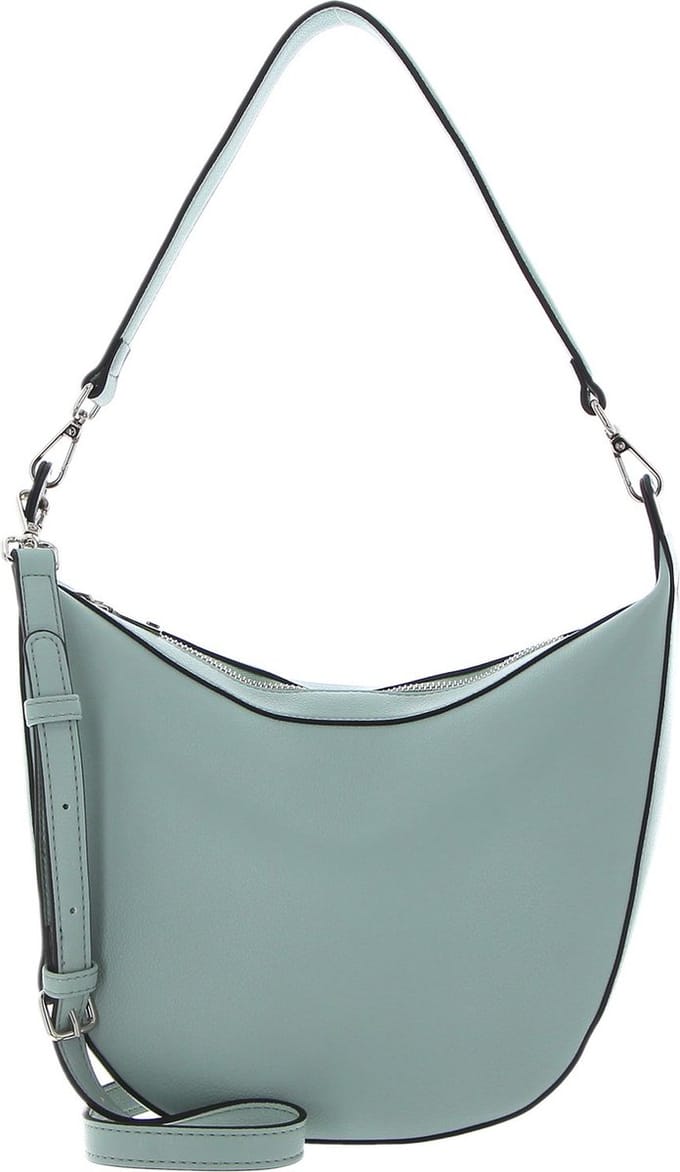 SEIDENFELT MANUFAKTUR Schoudertas Halsa Hobo Minty Blue Mintgroen