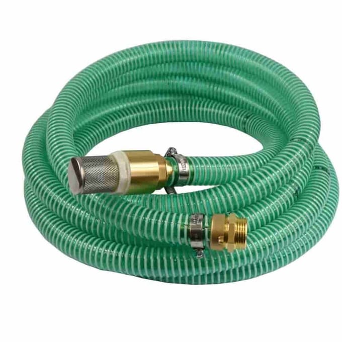 Saug- en Drukslang Set 1 inch 7m - Compleet set met aanzuigkorf