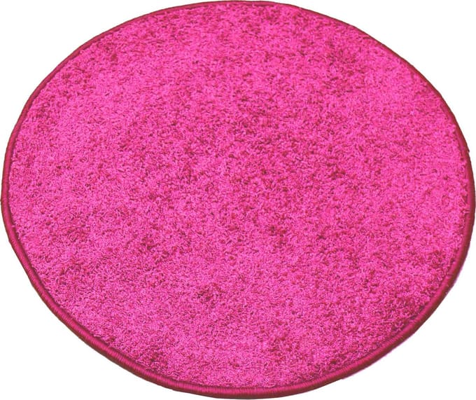 Karpet Batan - Roze - 133 cm Rond
