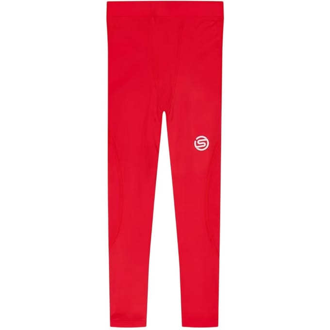 Skins Legging met logo uit de Kinderserie 1 (Rood)