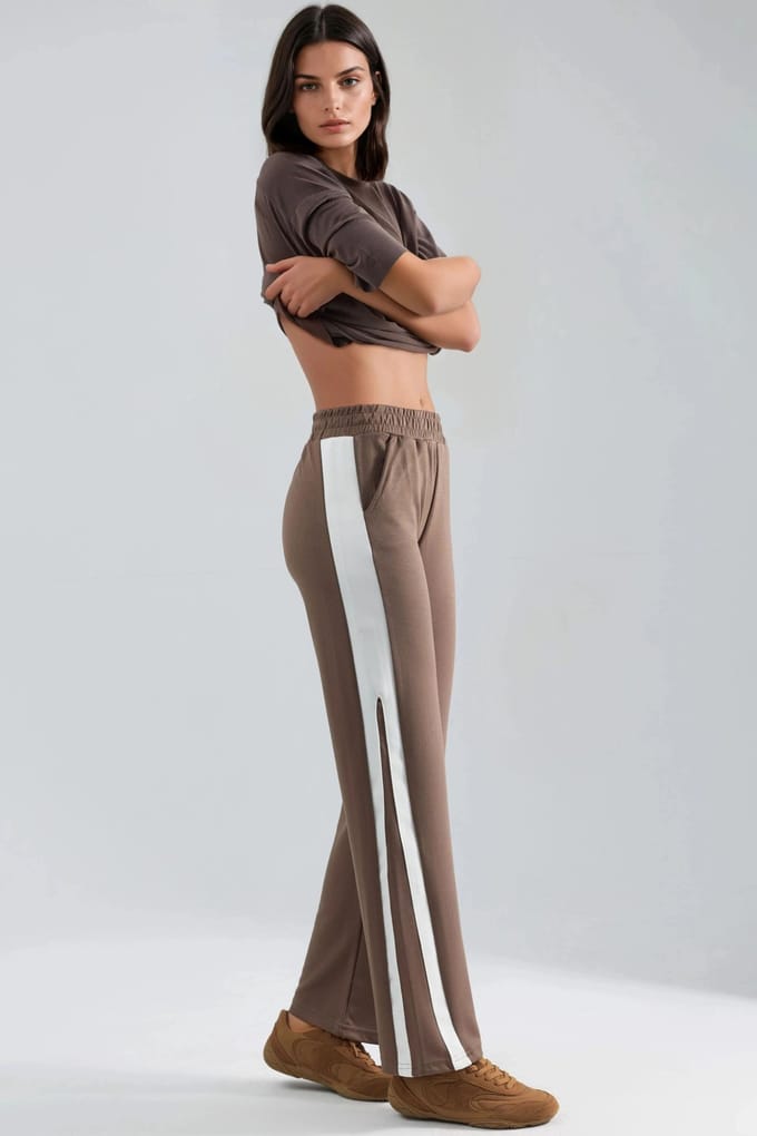 Modal Touch Contrast Detail Broek