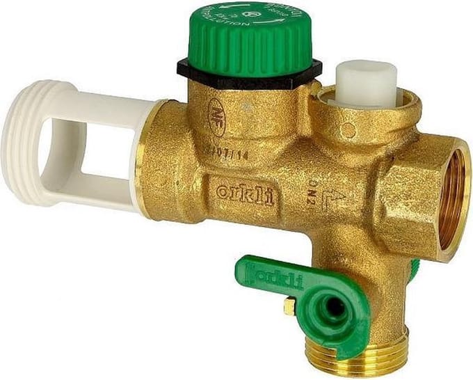 Orkli Boiler Veiligheidsgroep 3/4" Recht 7 bar / PTFE Coating