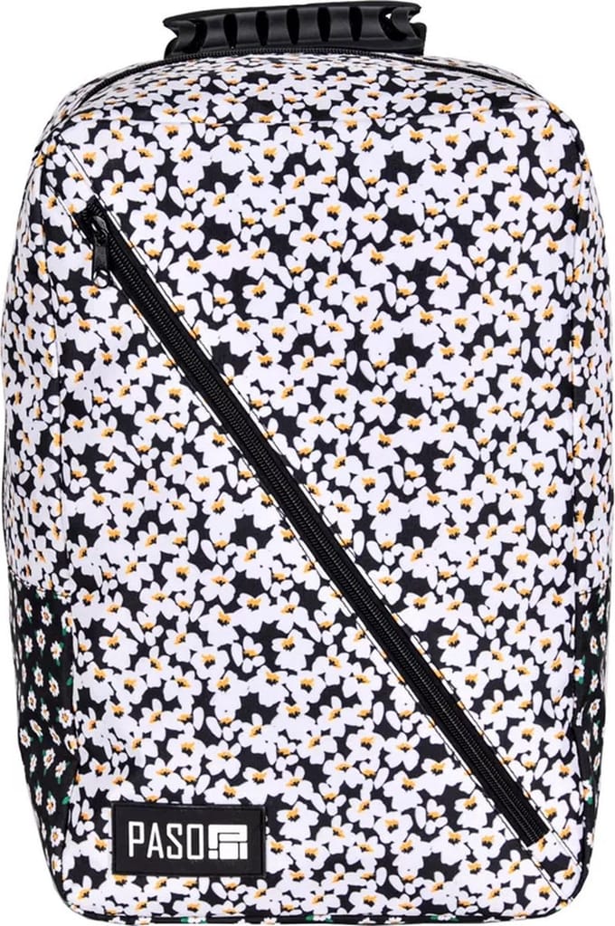 PASO Rugzak, Bloemen - 40 x 25 x 20 cm - Polyester