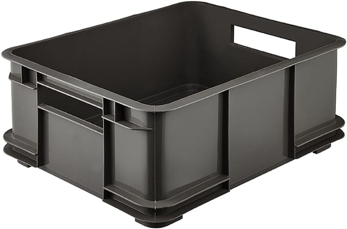 Eurobox L Opbergdoos, Eco Plastic (PP), 43 x 35 x 17,5 cm, 20 l, blauw