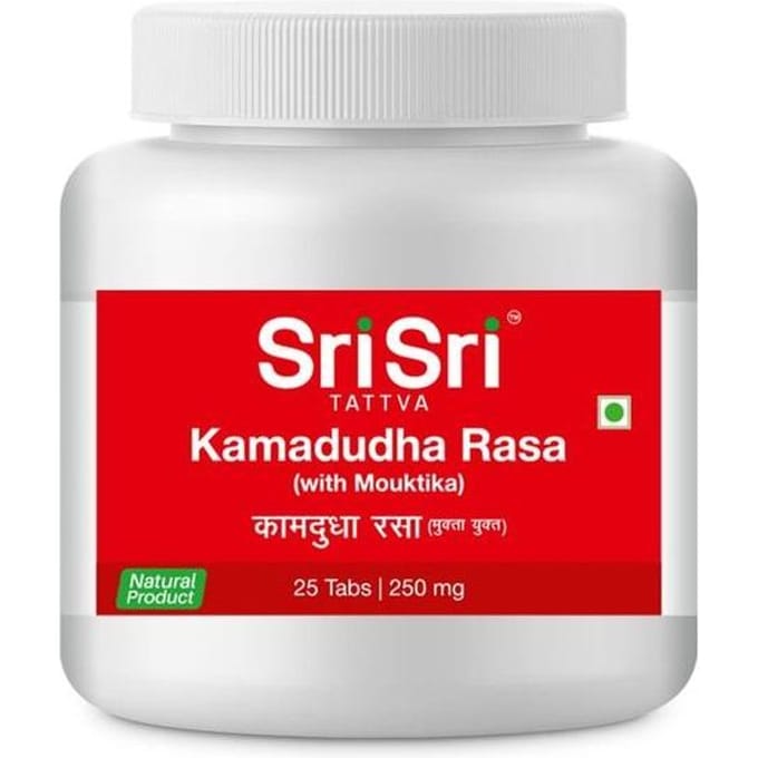 Камадудха Раса (25 таб, 250 мг), Kamadudha Rasa,  Sri Sri Tattva