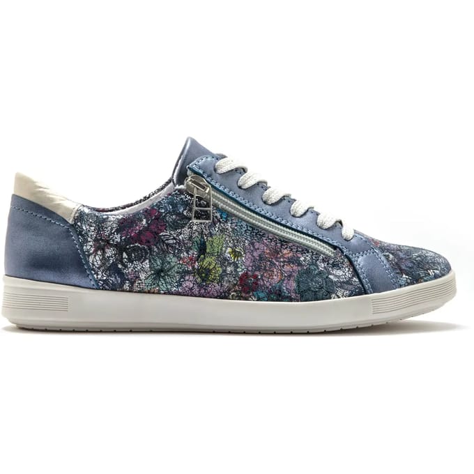 Leren enkeltrainers voor dames Pédiconfort