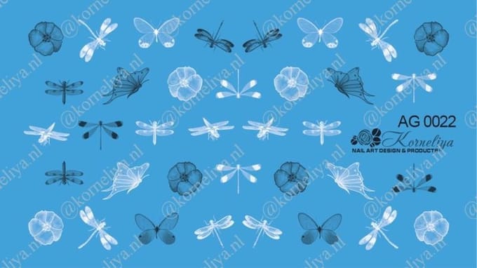 Korneliya Airbrush Waterdecal AG 0022 combi