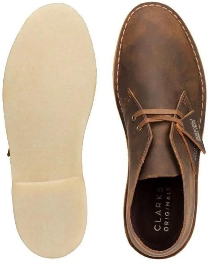 Clarks - O DESERT BOOT - Vrije tijd half-hoogHeren veterschoenHeren sneakers - Kleur: Bruin - Maat: 45