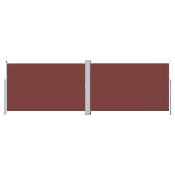 vidaXL - Windscherm - uittrekbaar - 220x600 - cm - bruin