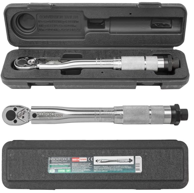 Rockforce RF-1201 - Draaimomentsleutel - 2-24 Nm - Antisliphandgreep