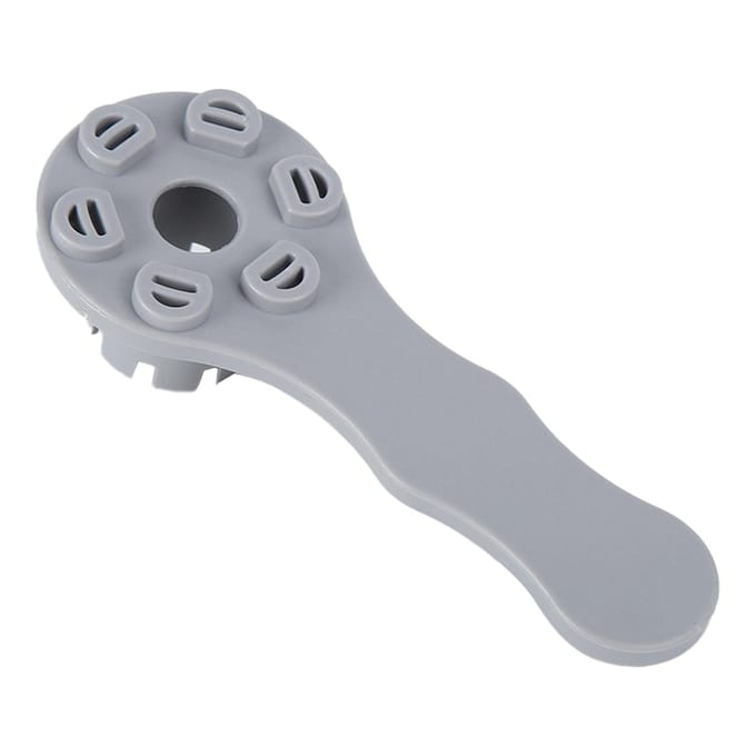 Clé de sécurité à 8 rainures en PVC 6 trous Clé pour soupape de surpression Grise pour bateau gonflable gray