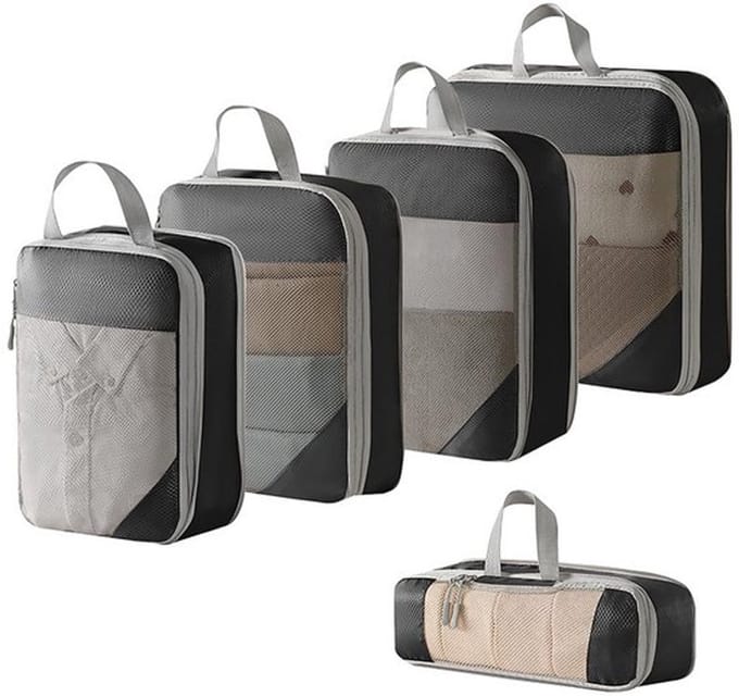Allecto - Compressie Verpakking Kubussen - Bagage Organizer Set