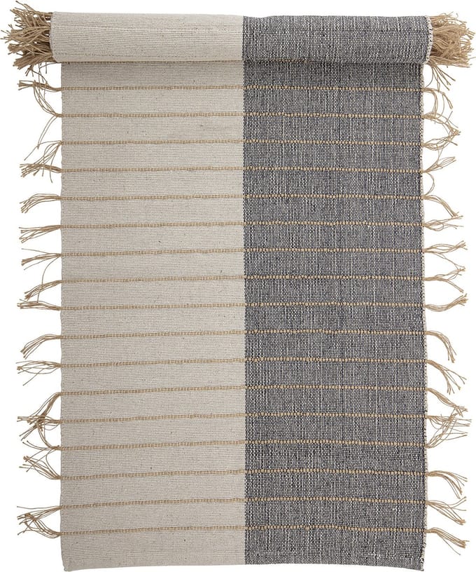 Bloomingville - Aciano Vloerkleed - Beige - Katoen