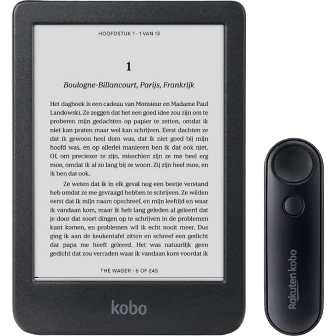 Kobo Clara BW Zwart + Remote