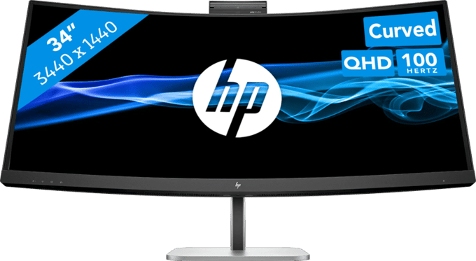 34" HP 534pm Series 5 Pro - 3440x1440 (UWQHD) - 100Hz - VA - 100W USB-C - KVM switch