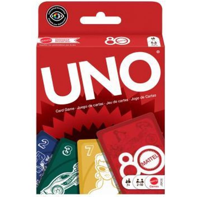Mattel Games 80th Anniversary UNO Ruby Rode Kaartspel