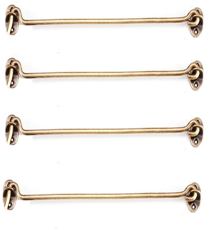 Dailygoods- Huthaak 4 stuks - Deurhaak - Oogvergrendeling