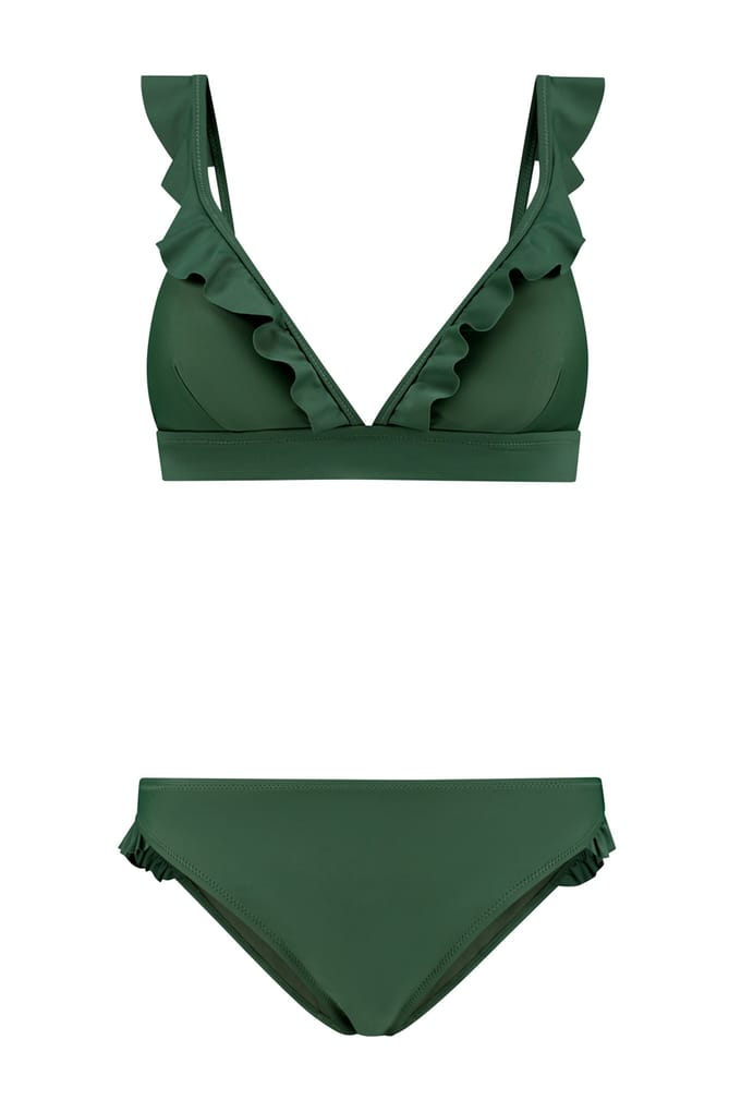 Shiwi Bobby Bikini Set Olive Green Taglia: 34 | Bikini Outlet | Donna | Verde