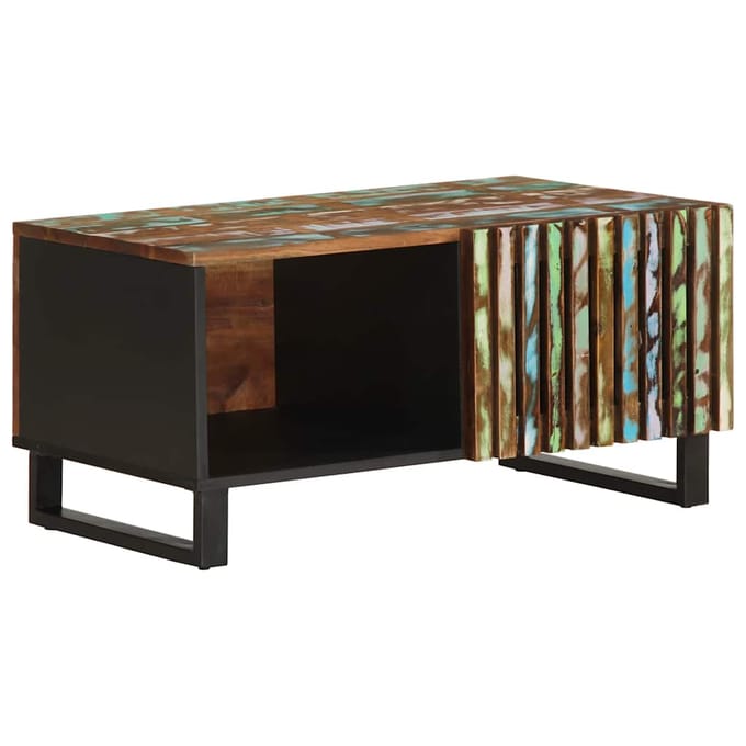 vidaXL - Salontafel - 80x51x40 - cm - massief - acaciahout