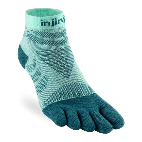 INJINJI | Womens Ultra Run Mini-Crew Glacier (Maat - M-L) | Teensokken