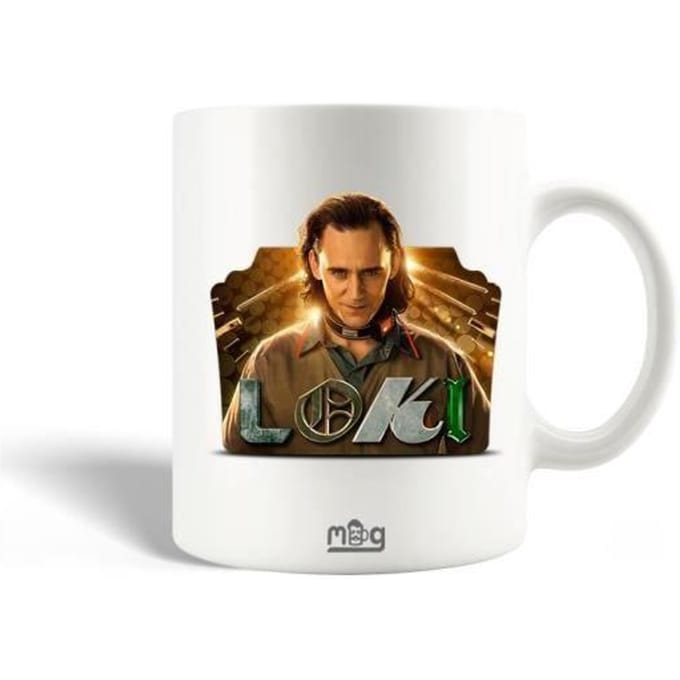 Mug en céramique - Loki - Thor Ragnarok - 30cl - Compatible lave-vaisselle - Blanc