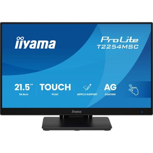 21" iiyama ProLite T2254MSC-B2AG - 1920x1080 (FHD) - 100Hz - IPS