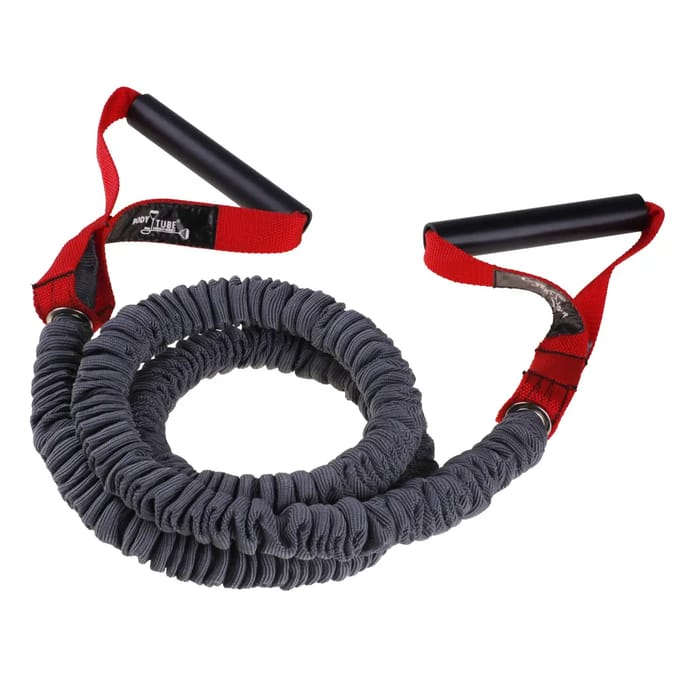 Fitness elastiek Premium - Zwaar - Rood - Weerstandstube - Body-Band