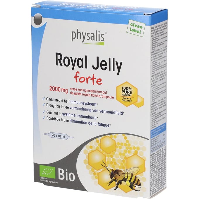 Physalis Royal Jelly Forte Biologisch - 20 stuks