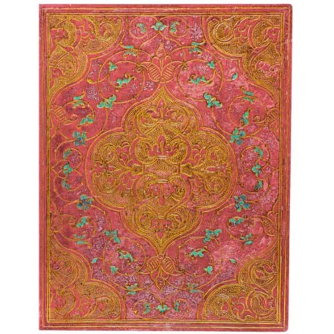 Paperblanks cahier, rose chronicles, softcover flexi, formaat ultra 17 x 22,5 cm,