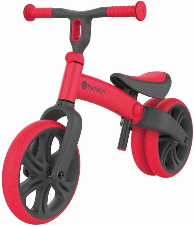 Loopfiets Junior Rood Met Verstelbaar Zadel en Stuur
