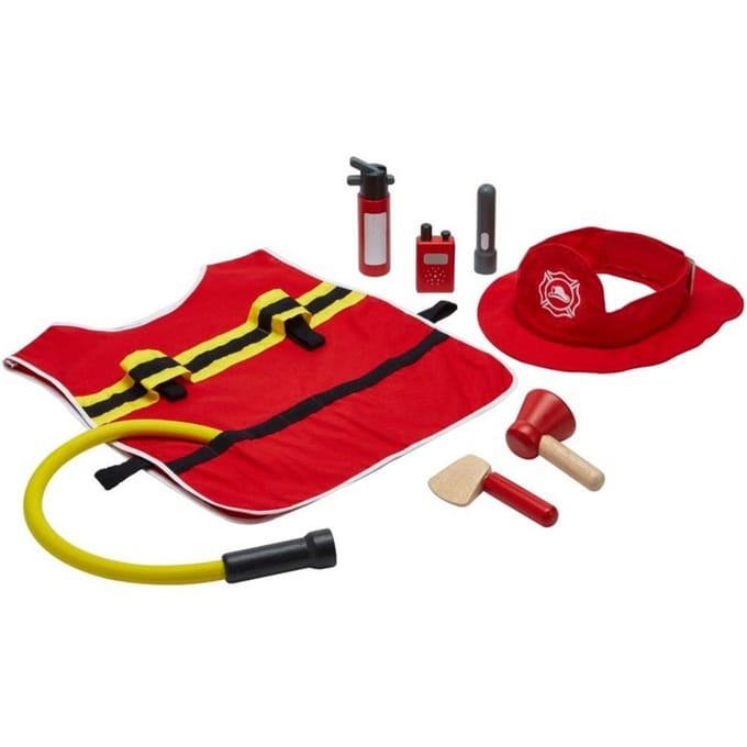Plan Toys brandweer set 3 jr+